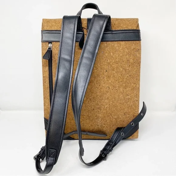 VINCE DURDEN Brown Cork Commuter Backpack Hand-Made Eco-Friendly Sustainable - Picture 6 of 13